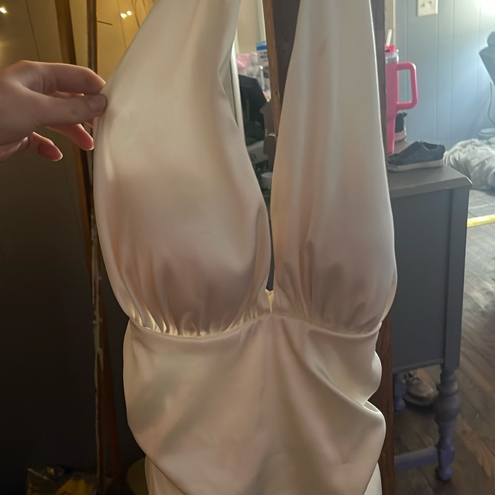 white dress